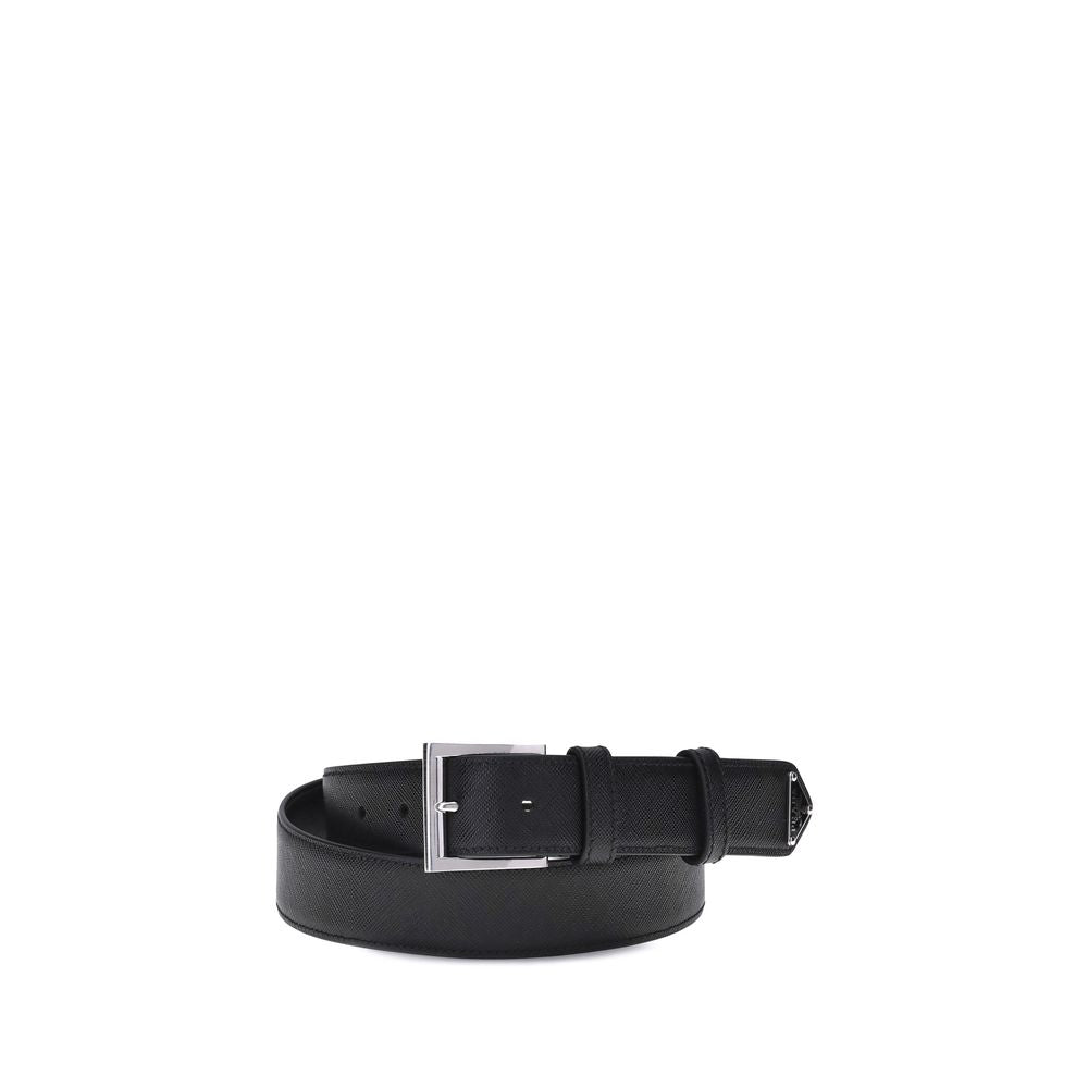 Ceinture Prada Saffiano noire
