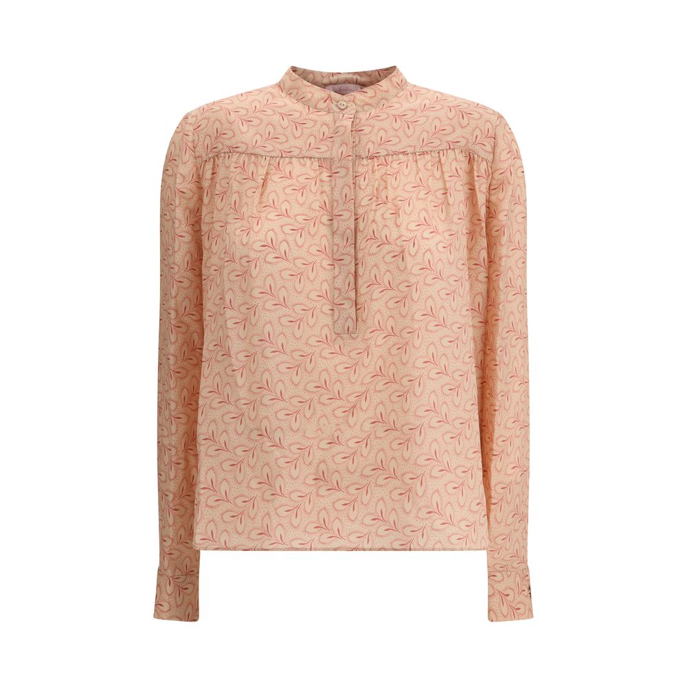 Blouse Kristina Ti feuillage imprimé