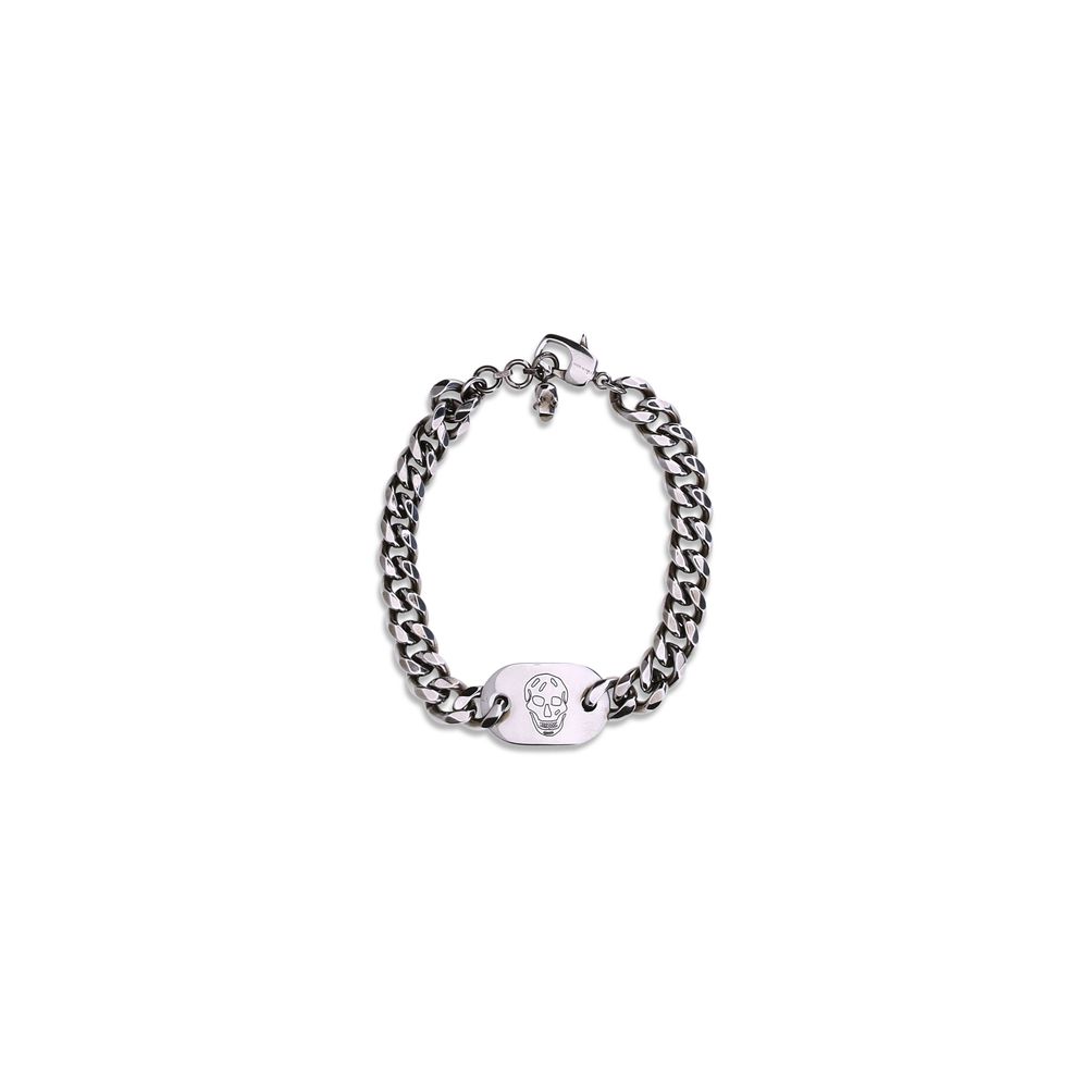 Bracelet Alexander McQueen Skull argent vieillie