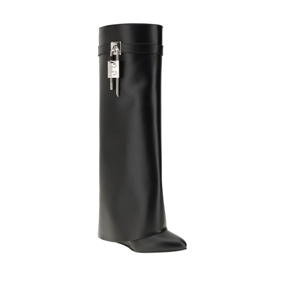 Bottines Givenchy Shark Lock noires