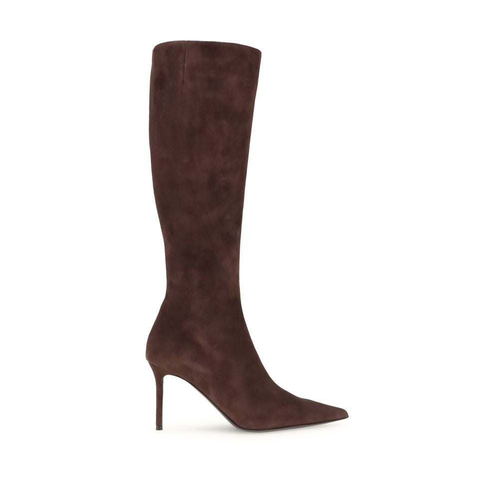 Bottines en cuir italiennes beiges