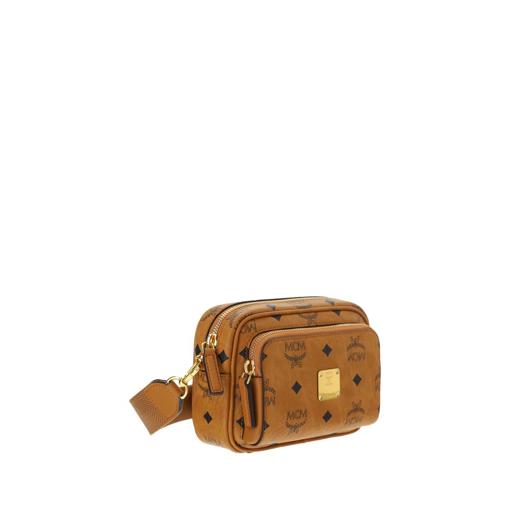 Sac à épaule MCM Monogram beige