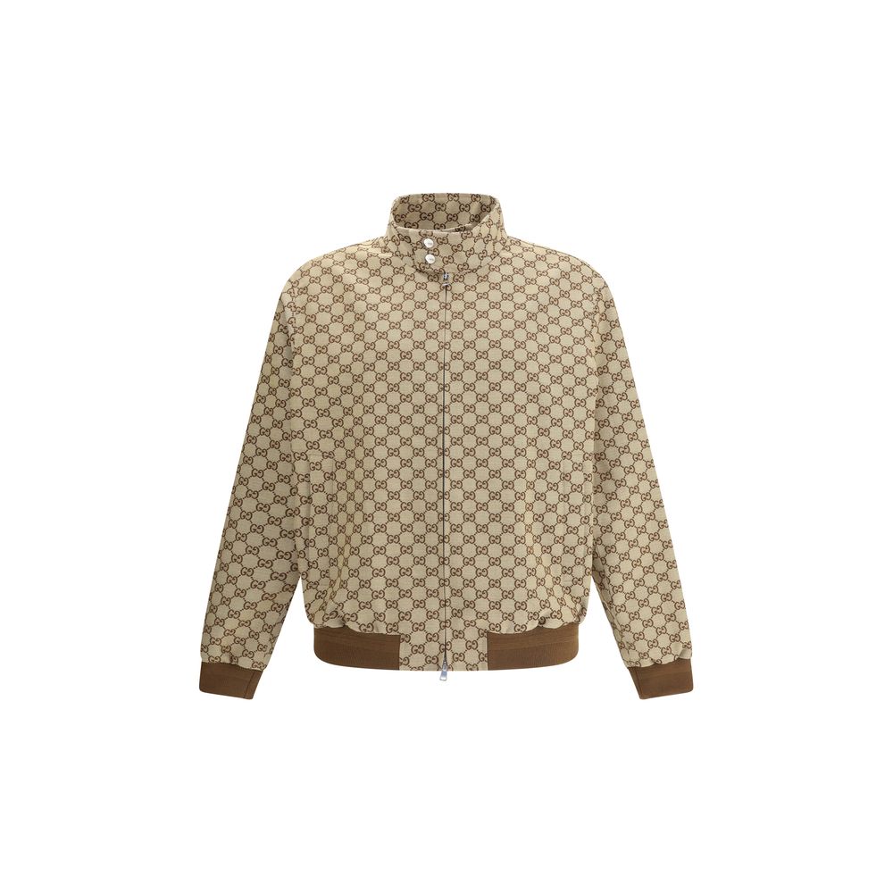 Veste Gucci GG Supreme kaki