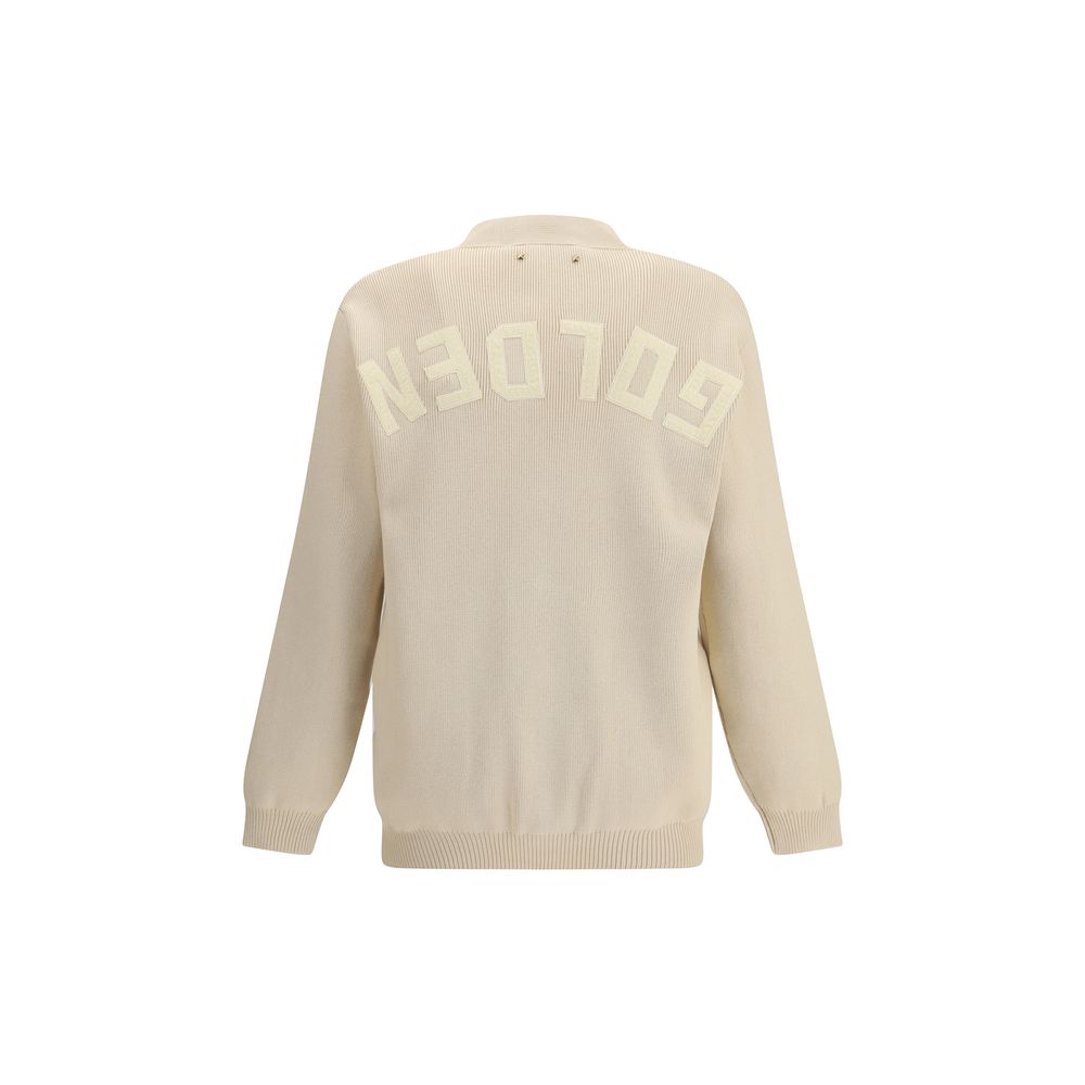 Cardigan Golden Goose avec logo gris
