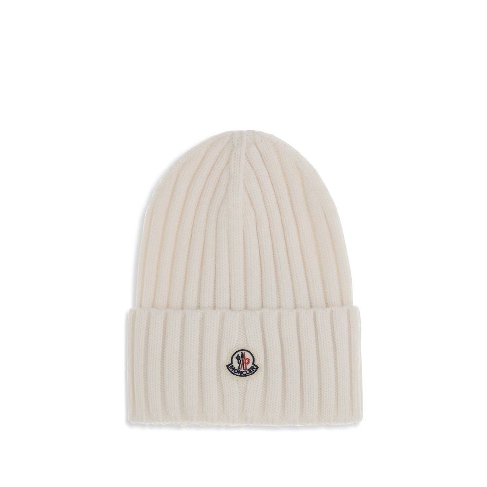 Beanie Moncler en laine grise