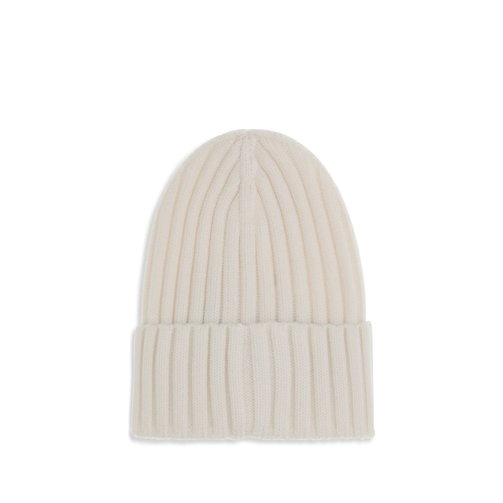 Beanie Moncler en laine grise
