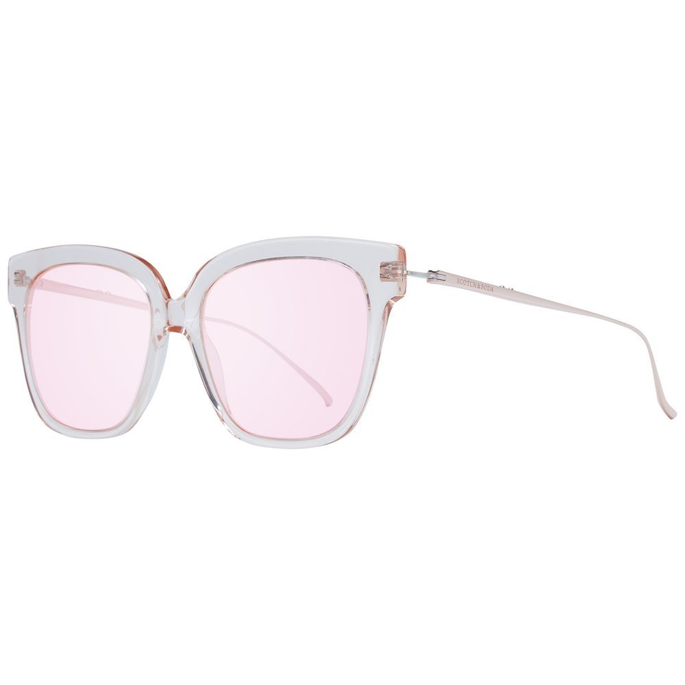 Lunettes de soleil multicolores roses