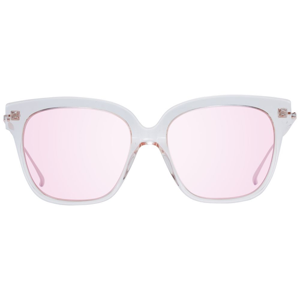 Lunettes de soleil multicolores roses