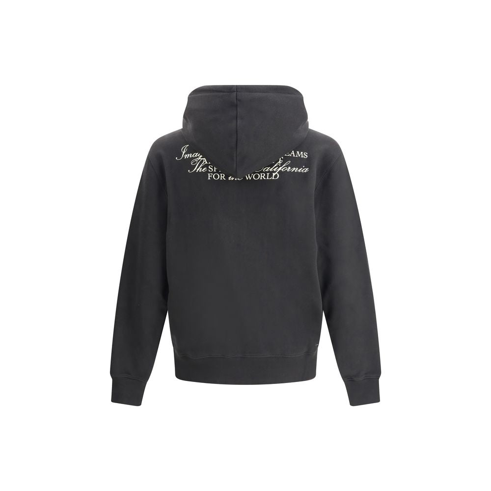 Hoodie Amiri zippé gris