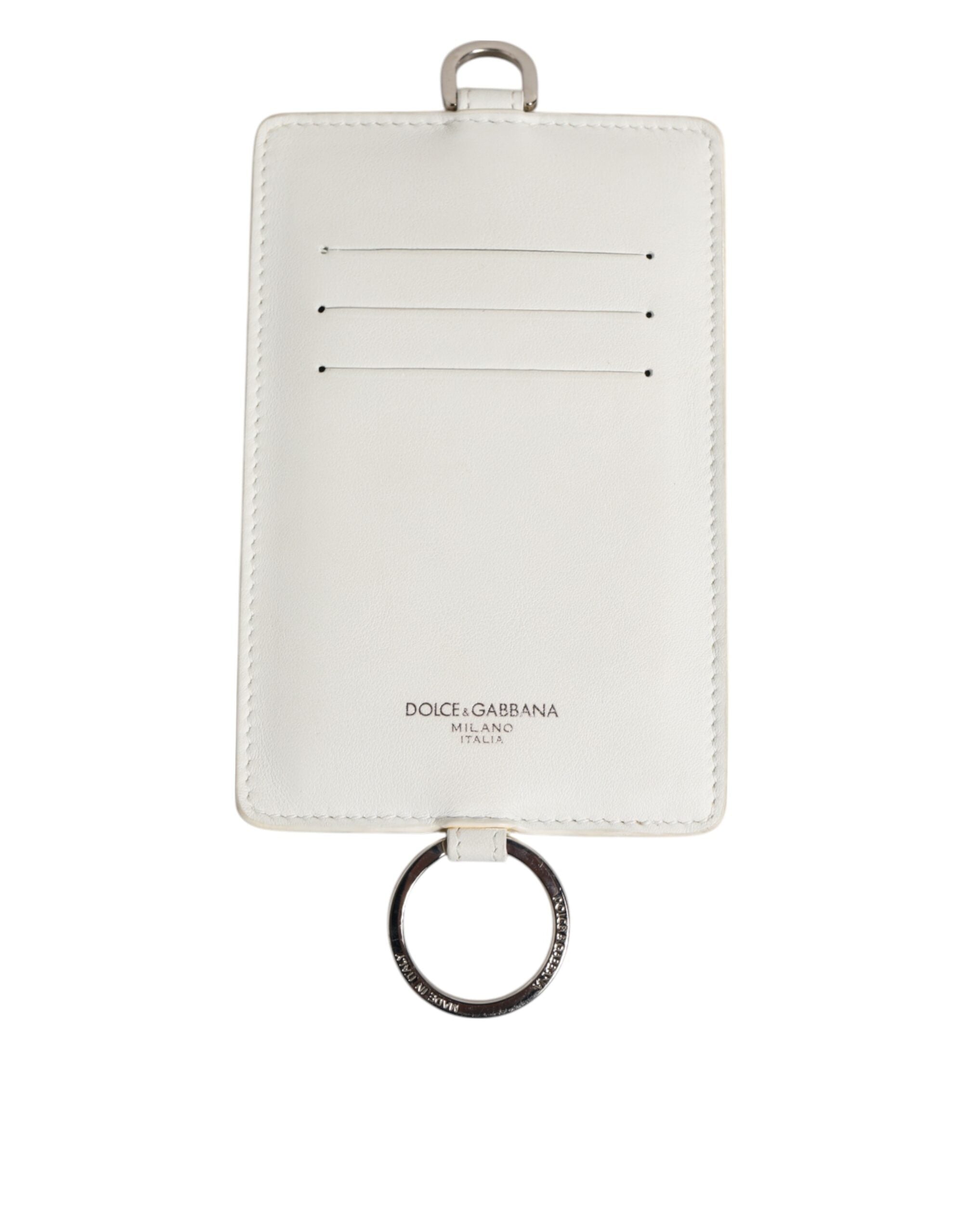 Porte-cartes Dolce & Gabbana blanc