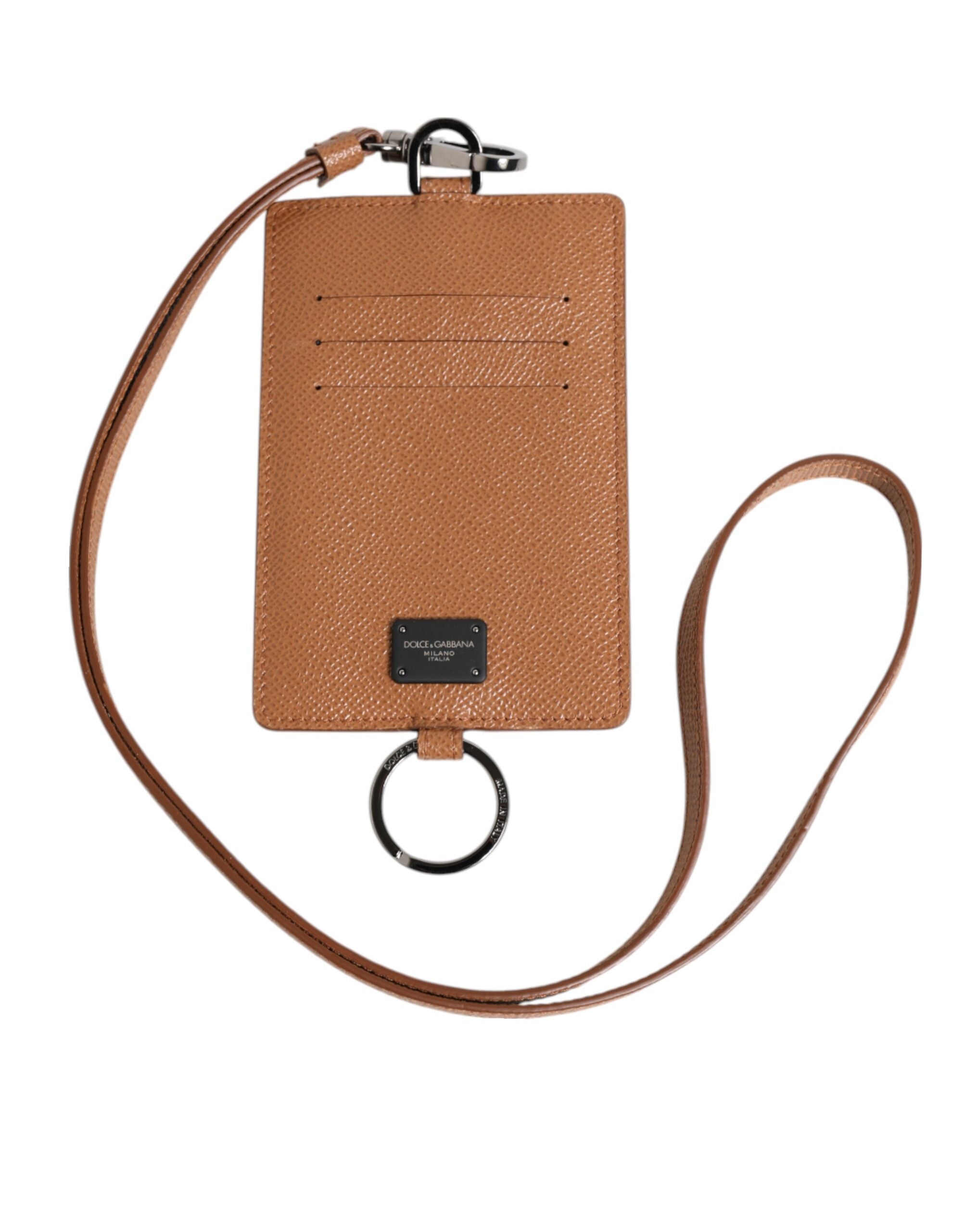 Porte-cartes Dolce & Gabbana marron