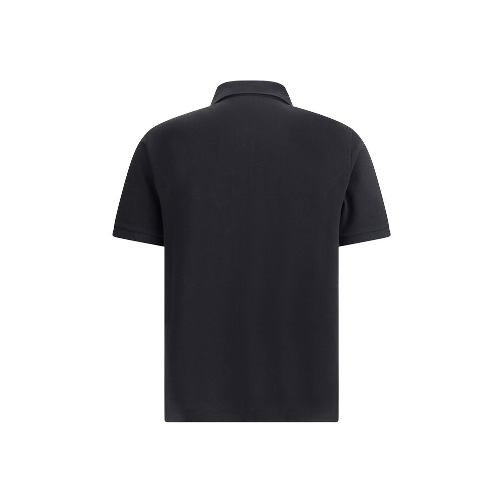 Polo Saint Laurent coupe régulière noir