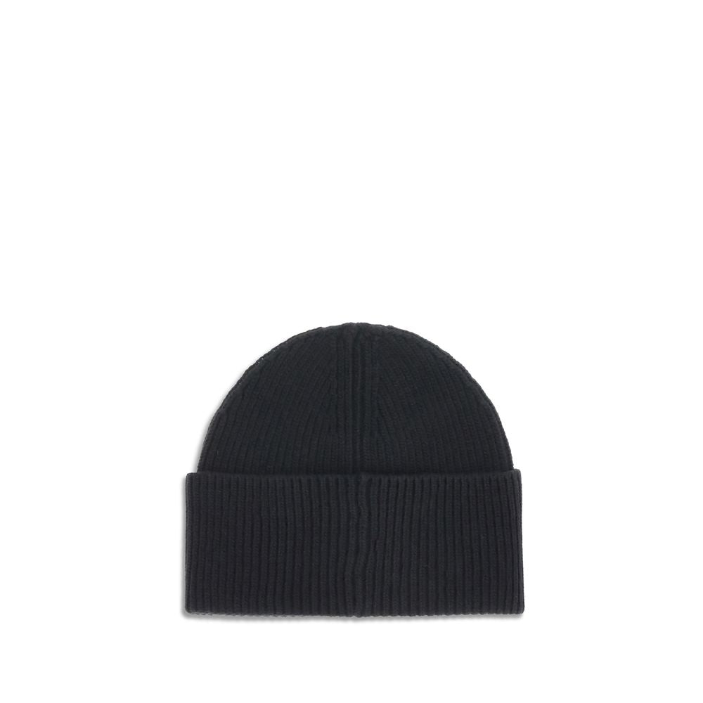Bonnet Moncler logo blanc