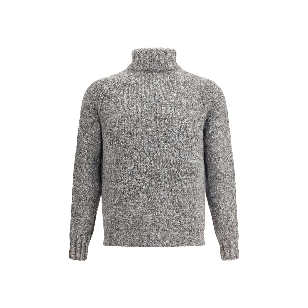 Pull Brunello Cucinelli Col montant gris