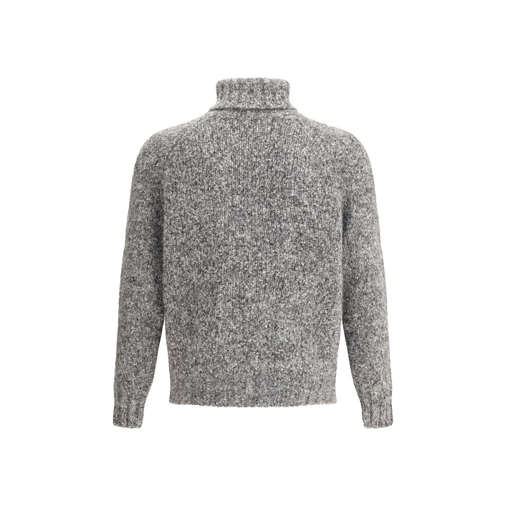 Pull Brunello Cucinelli Col montant gris