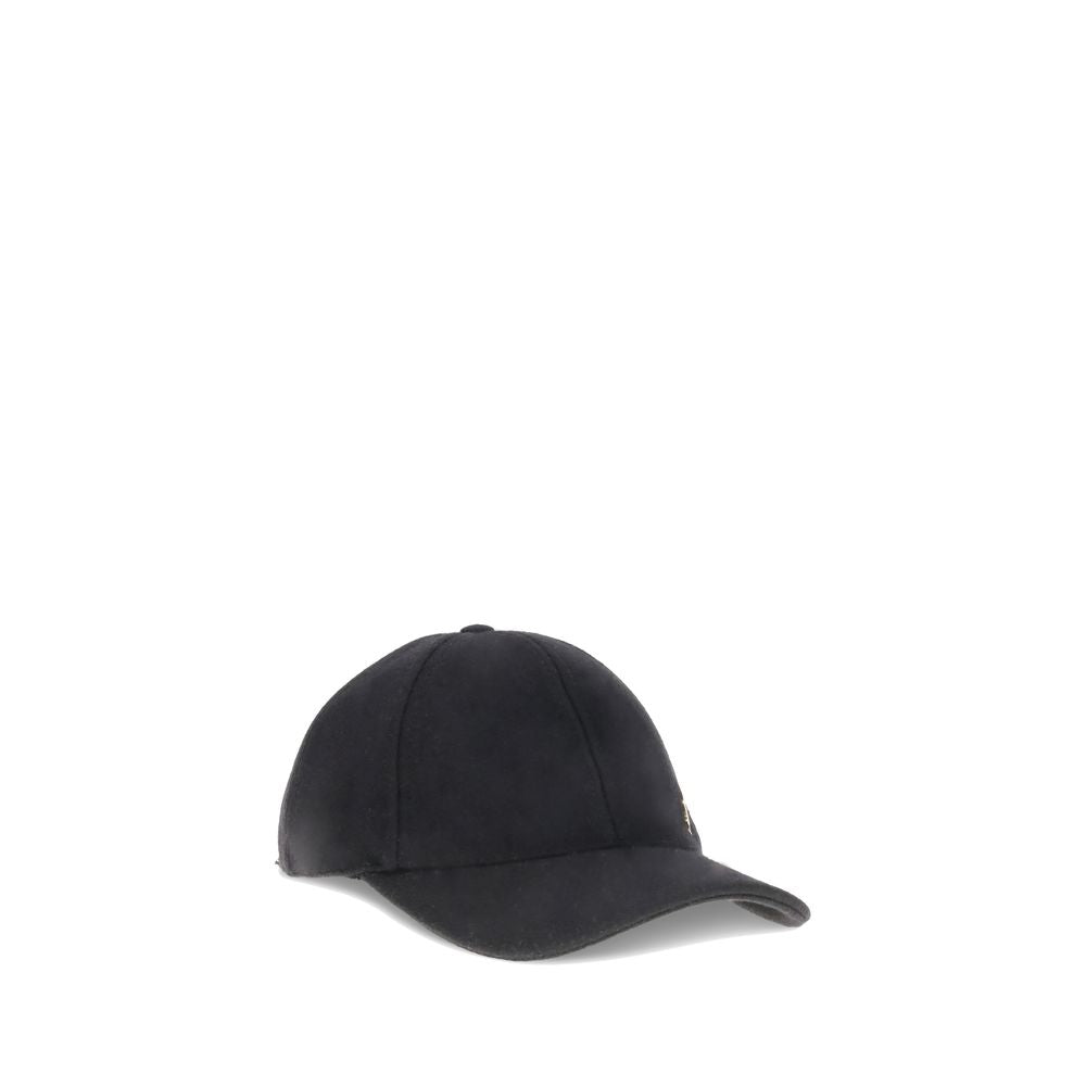 Casquette Saint Laurent Wool noire
