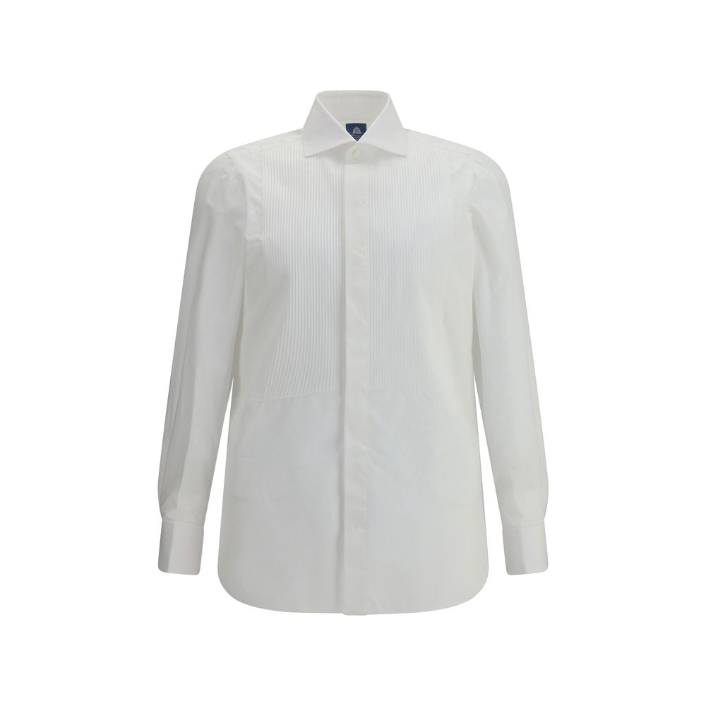 Chemise Finamore Tuxedo blanche