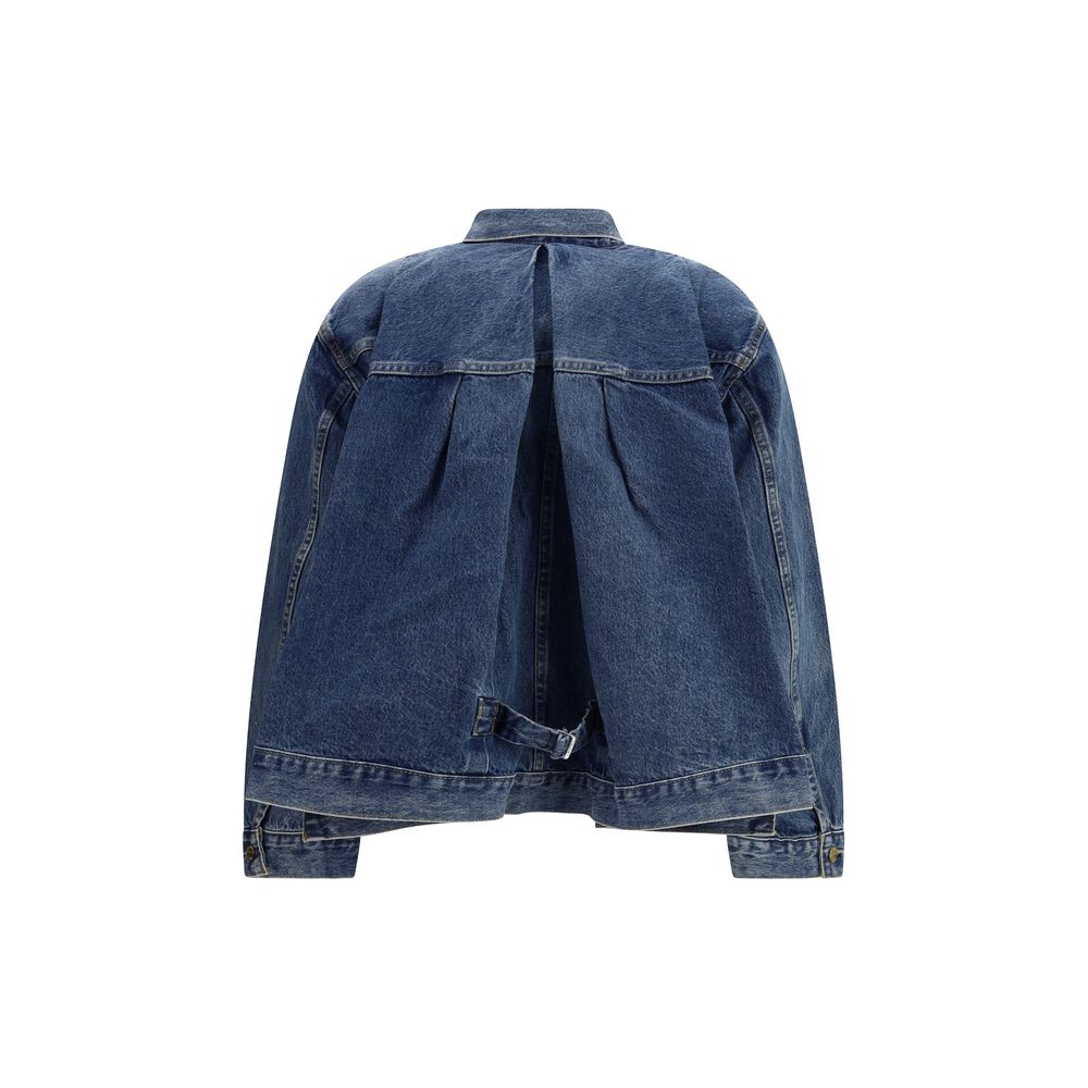 Veste Sacai X Levi's denim bleu