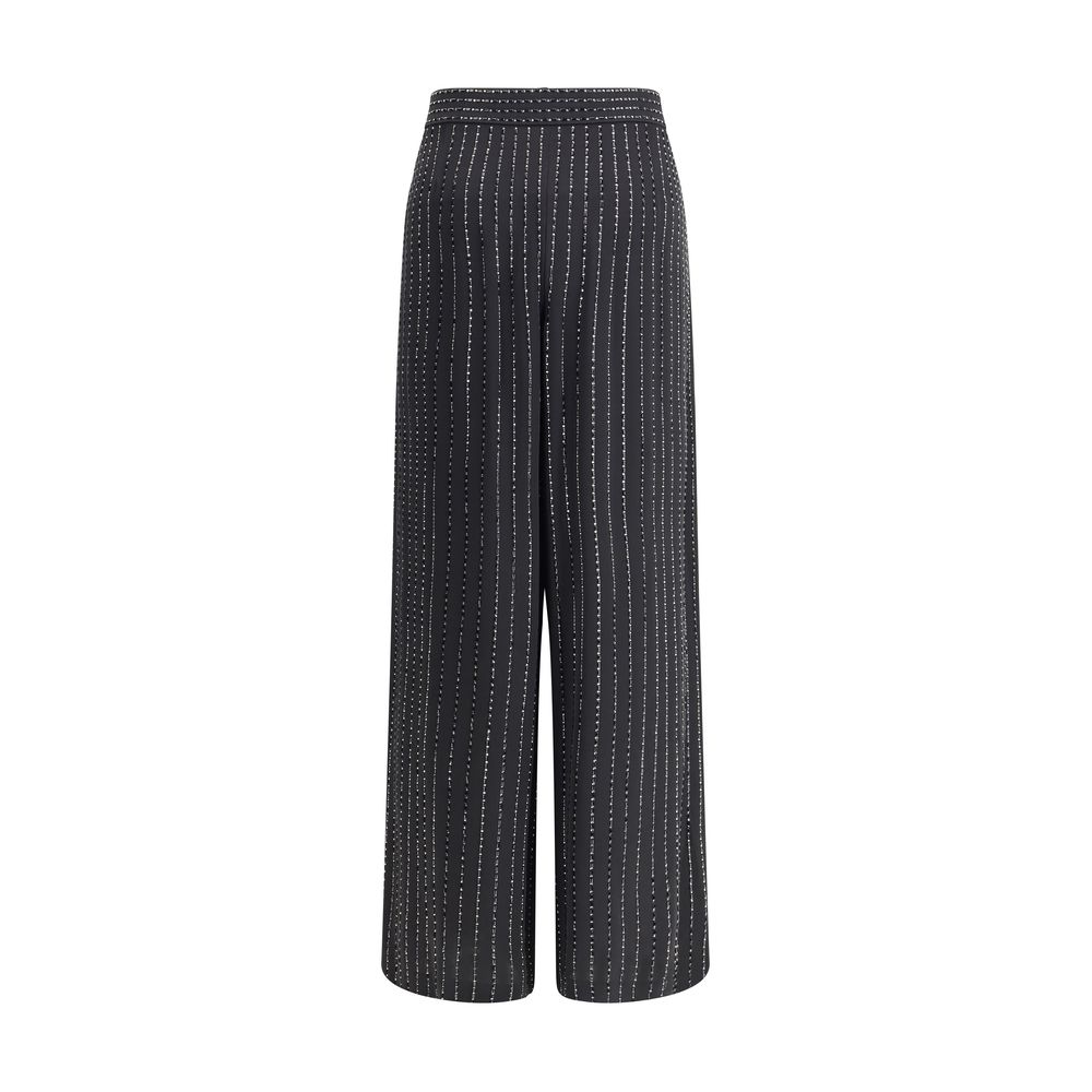 Pantalon Giorgio Armani large noir