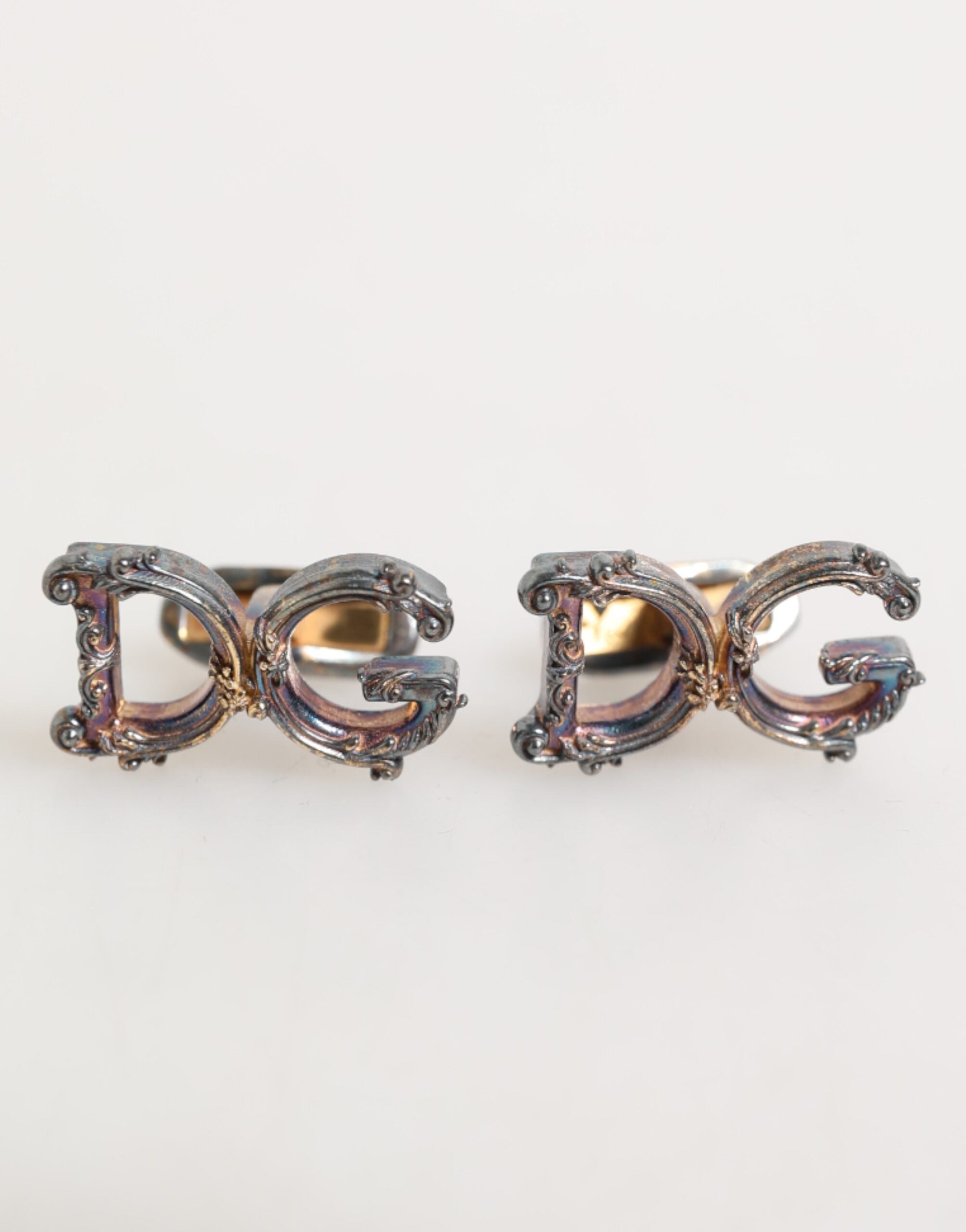Boutons de manchette Dolce & Gabbana DG dorés