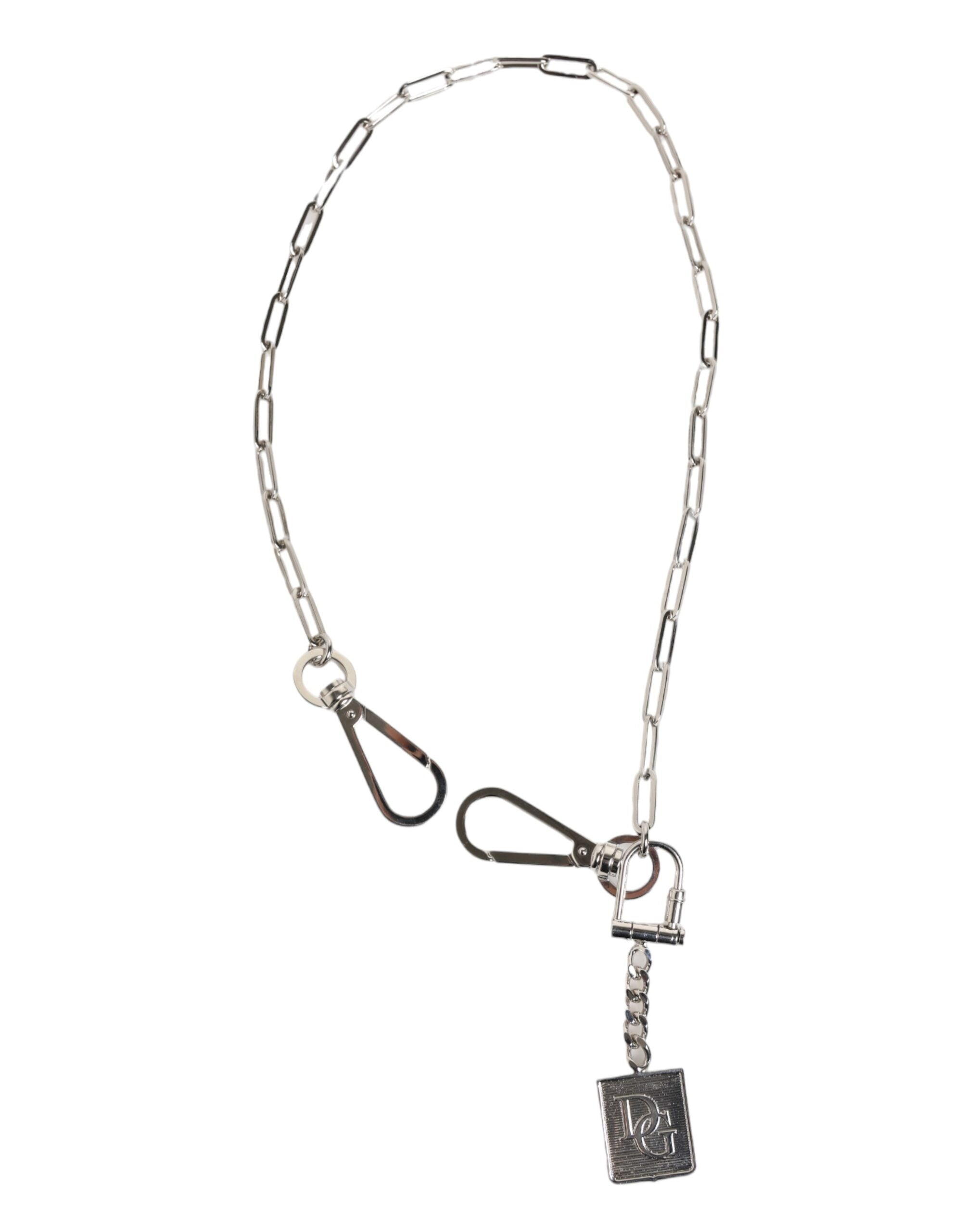 Collier Dolce & Gabbana DG argenté