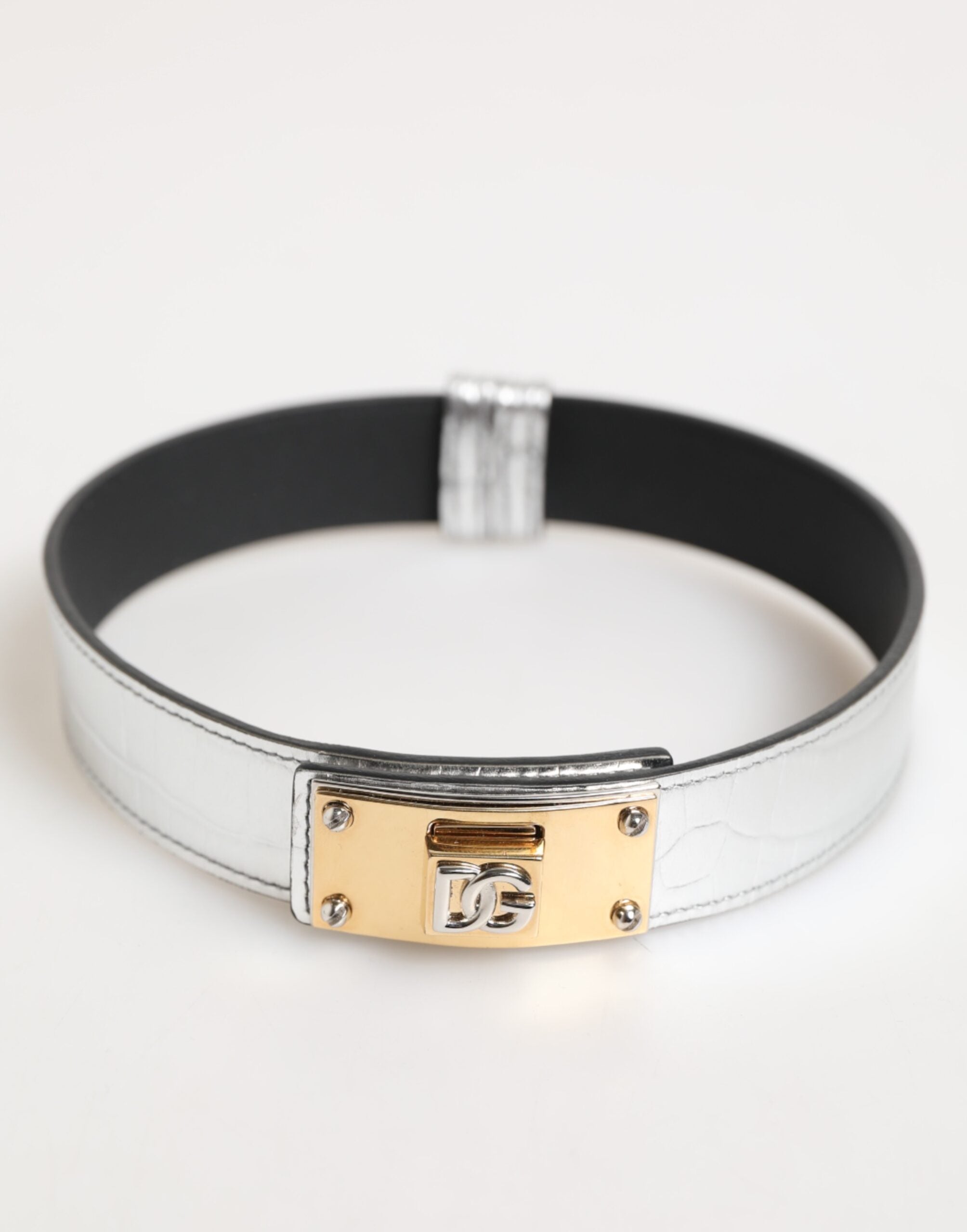 Collier Dolce & Gabbana Neckband argenté or