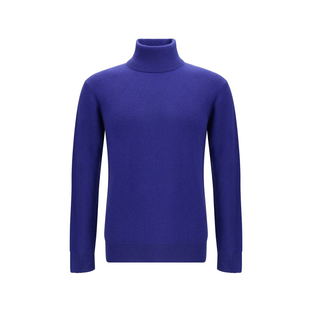 Pull col roulé Saint Laurent bleu
