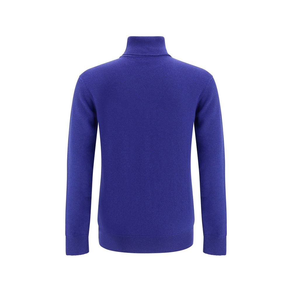 Pull col roulé Saint Laurent bleu