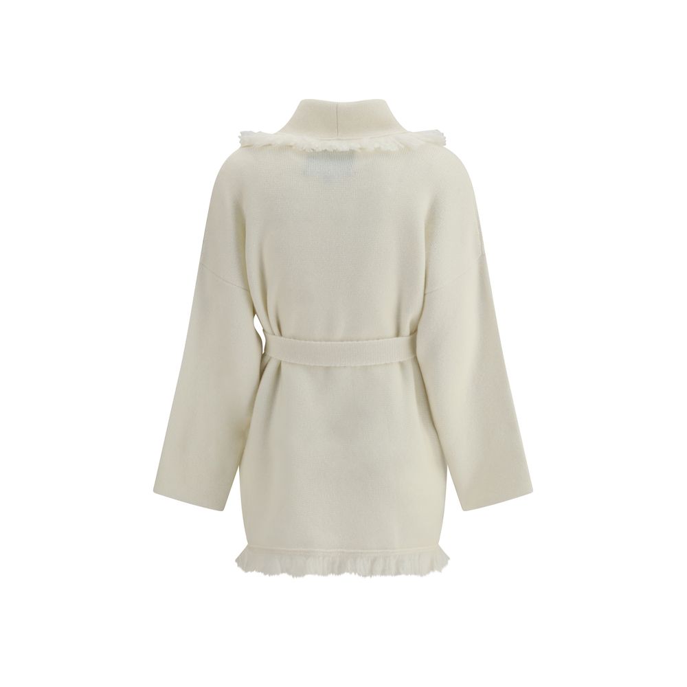 Cardigan Alanui Finest beige et écru