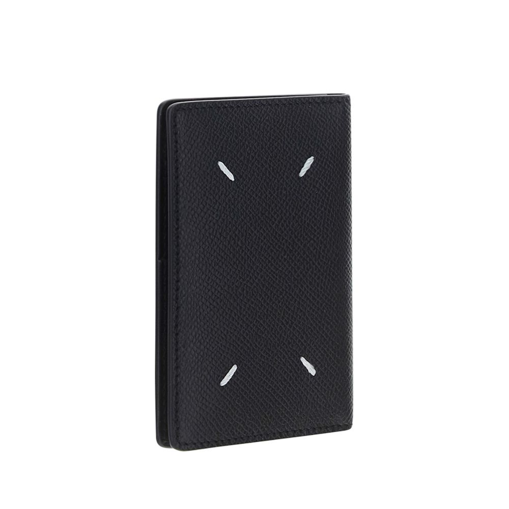 Portefeuille Maison Margiela calfskin noir