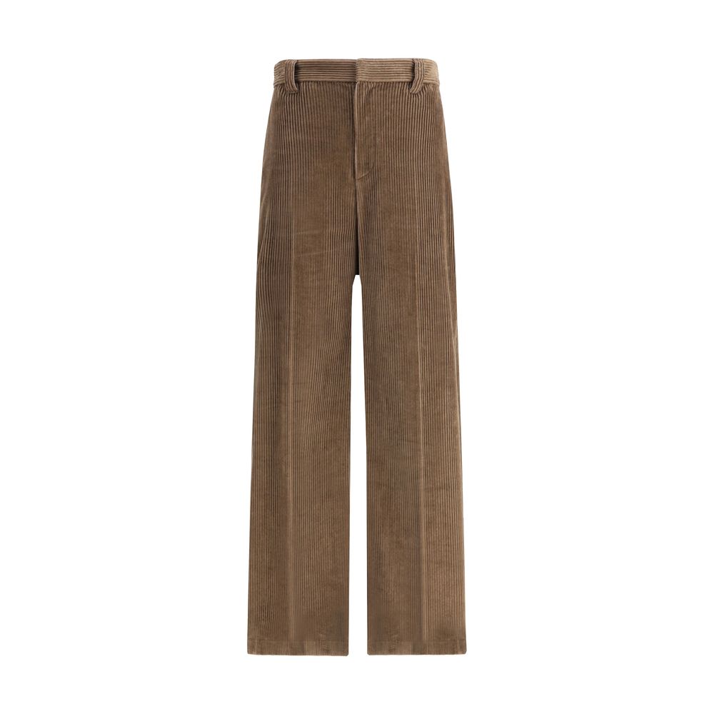 Pantalon Brunello Cucinelli velours noir
