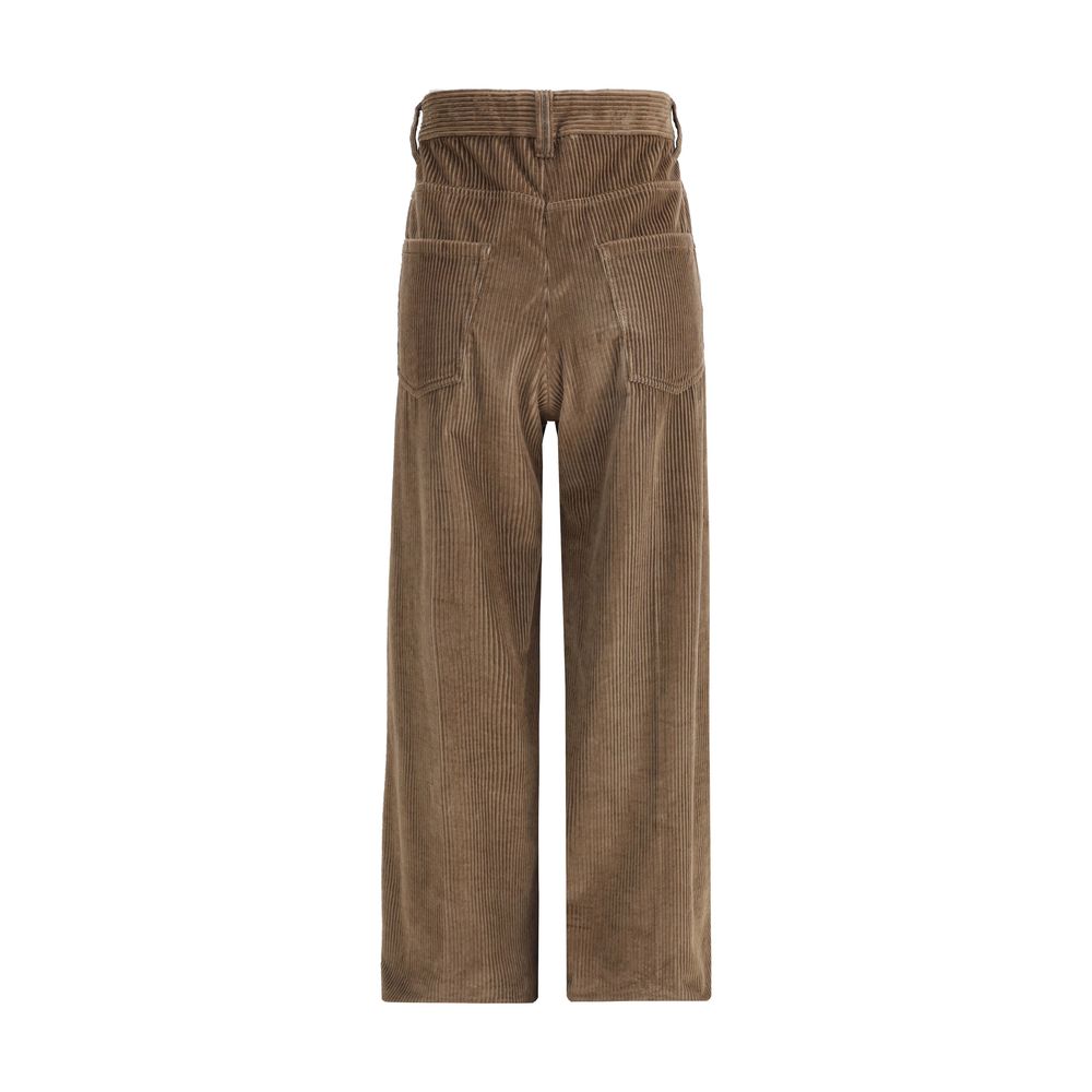Pantalon Brunello Cucinelli velours noir