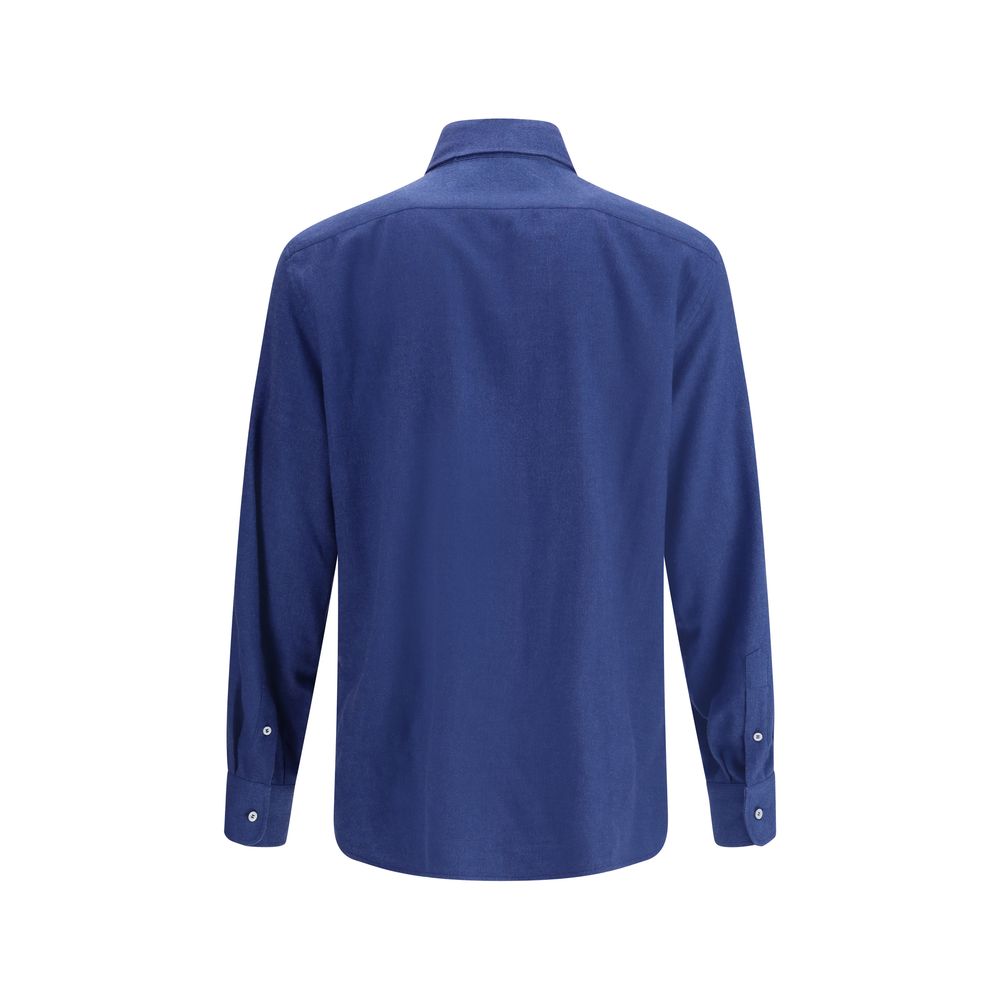 Chemise Brunello Cucinelli monochrome blanche