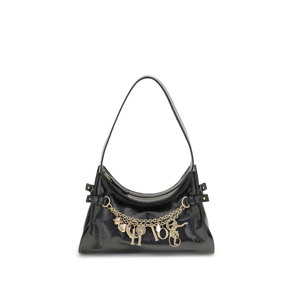 Sac hobo Chloé Charms noir
