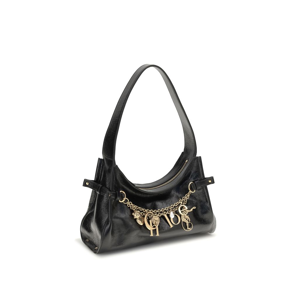 Sac hobo Chloé Charms noir