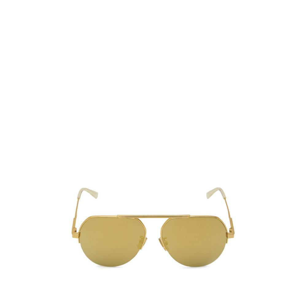Lunettes de soleil Bottega Veneta dorées