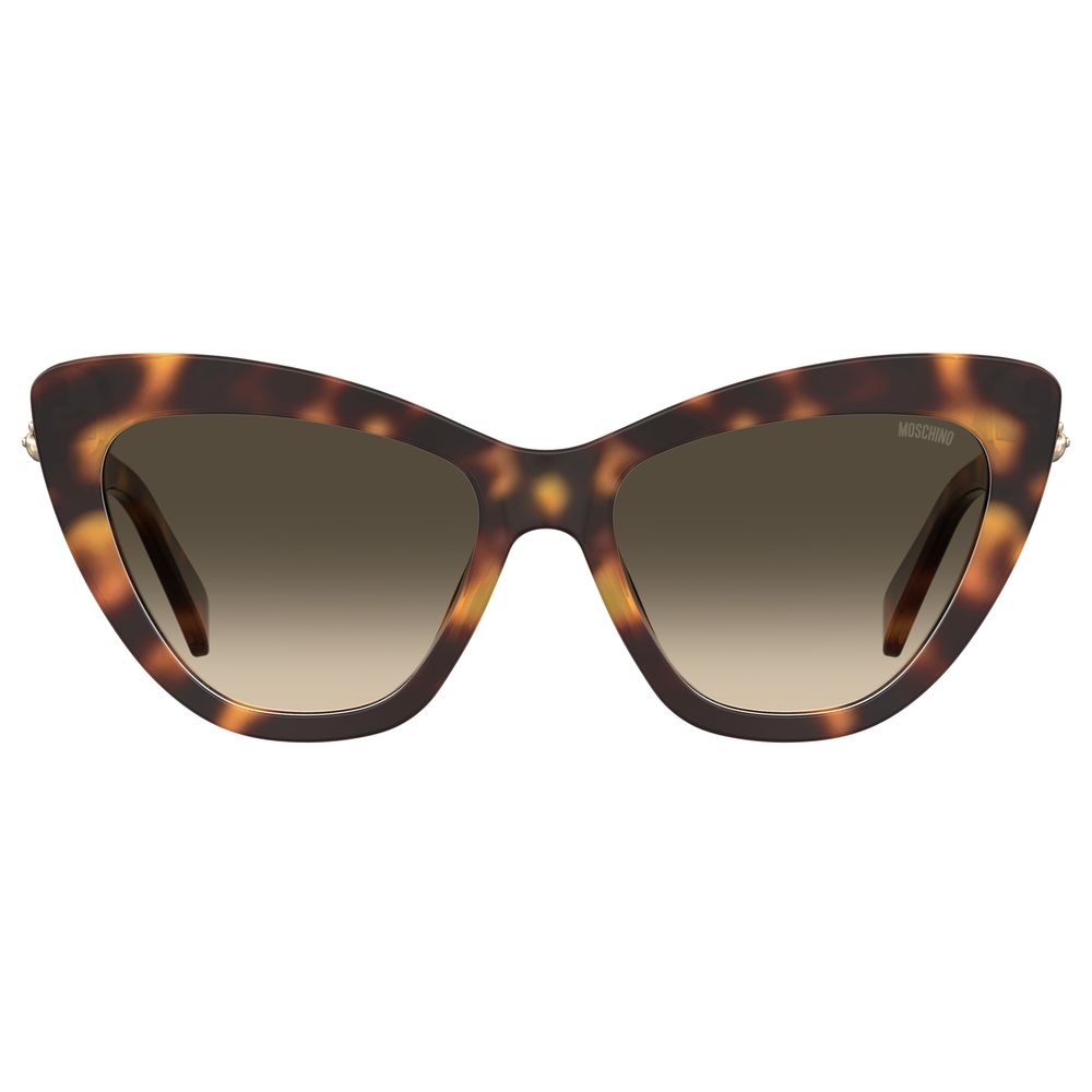 Lunettes Moschino marron havane