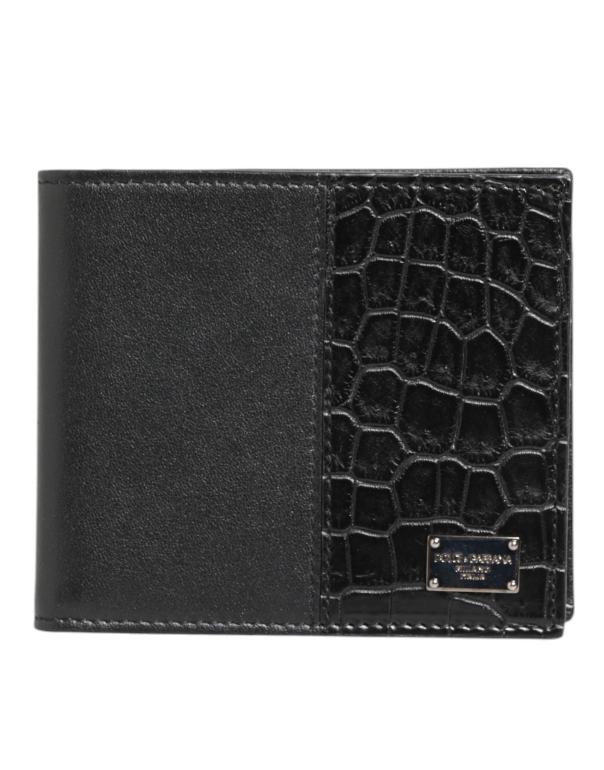 Portefeuille Dolce & Gabbana bifold noir