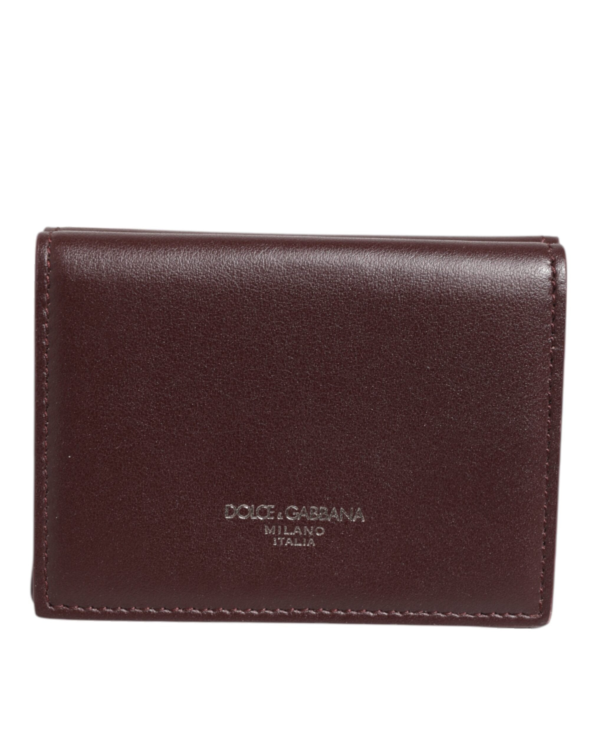Porte-cartes Dolce & Gabbana marron foncé