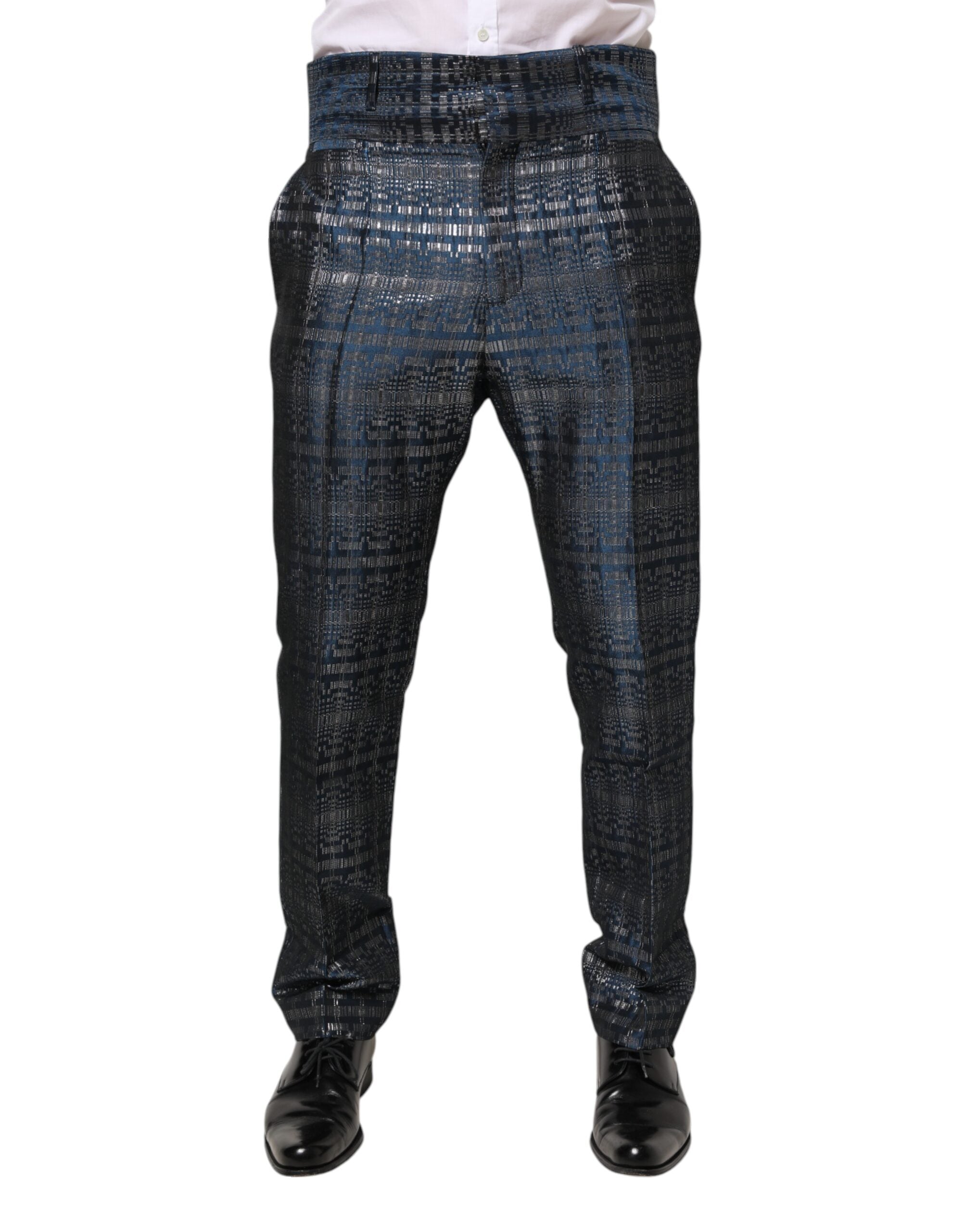 Pantalon Dolce & Gabbana skinny bleu argent