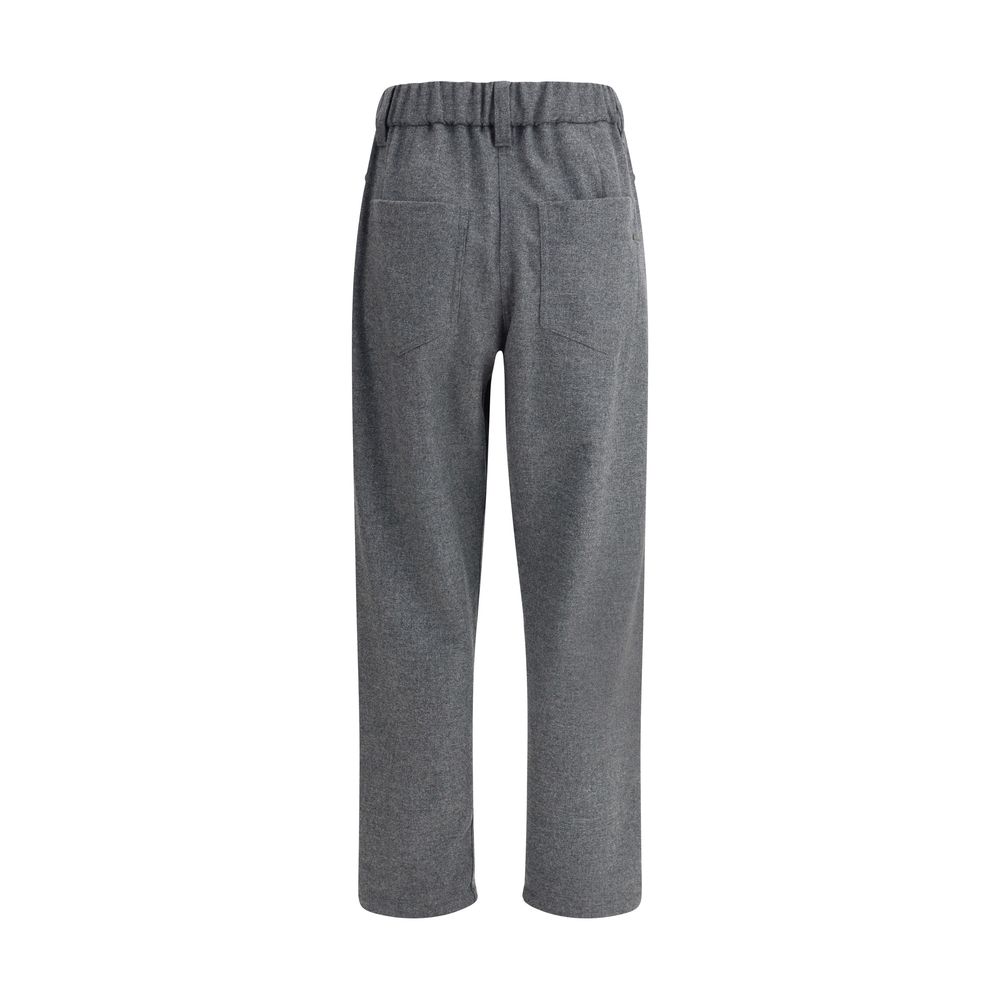 Pantalon Brunello Cucinelli gris mélange