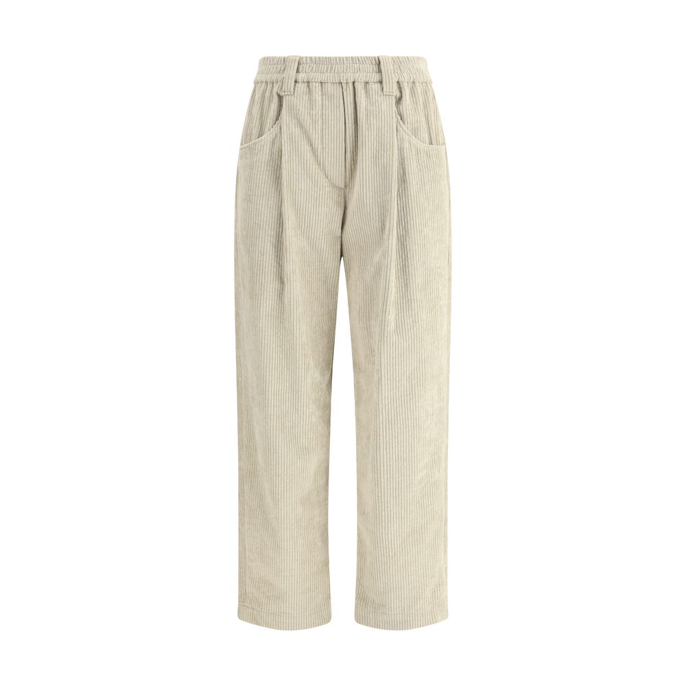 Pantalon Brunello Cucinelli corduroy beige
