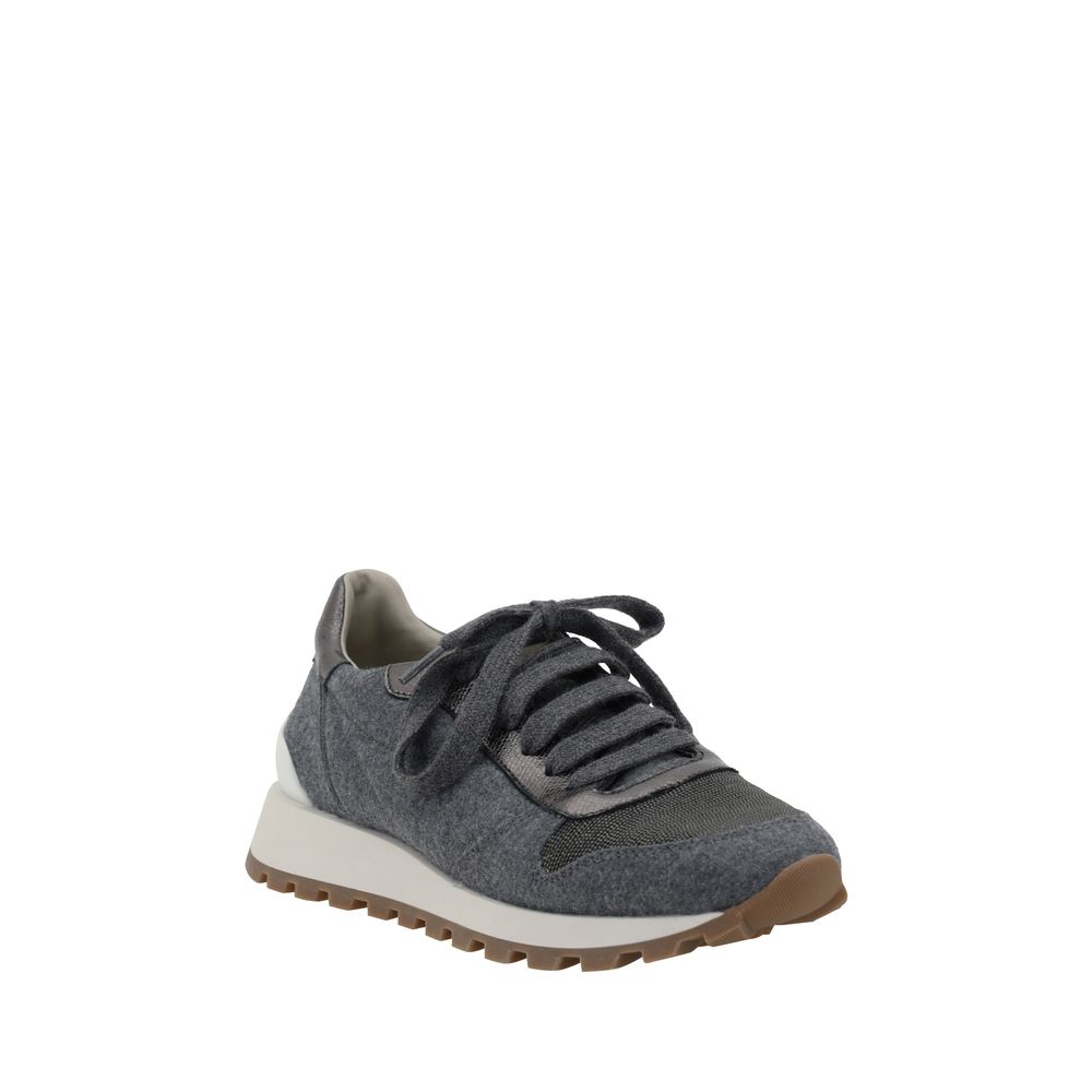Baskets Brunello Cucinelli grises