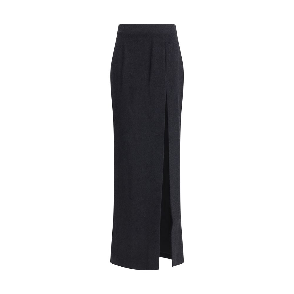 Jupe Alessandra Rich en tweed noire
