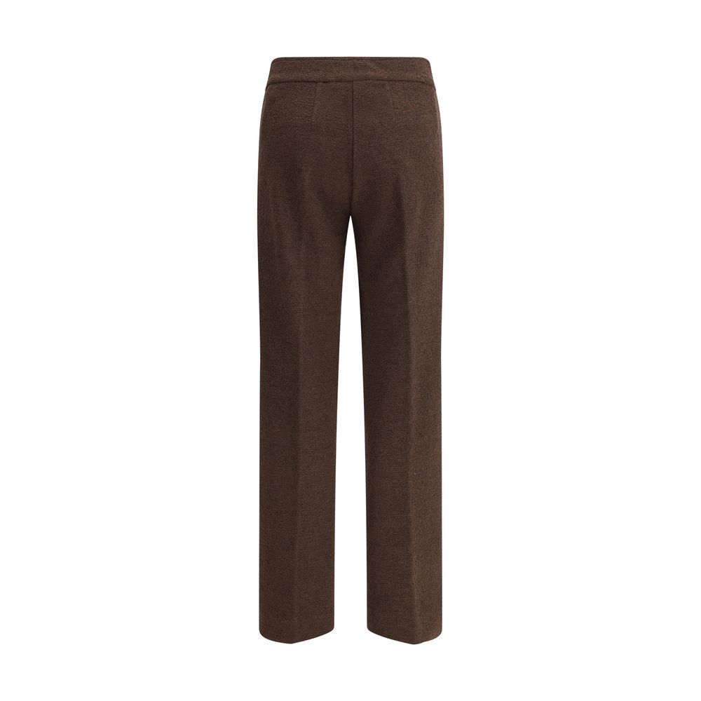 Pantalon Avenue Bouclé noir