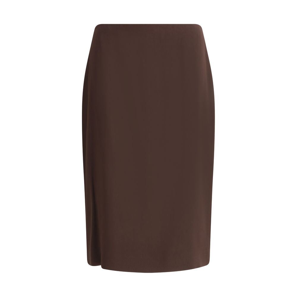 Jupe midi Tom Ford satin noire