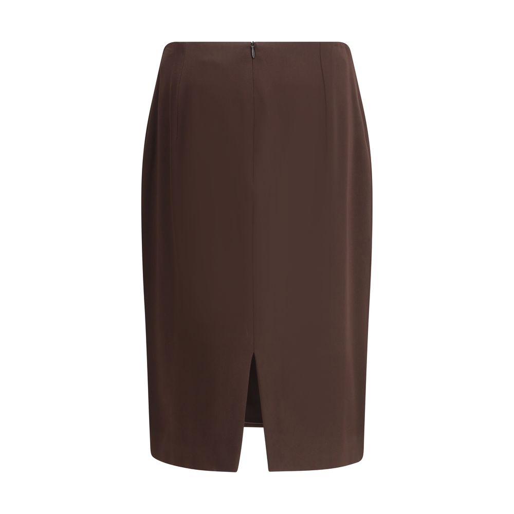 Jupe midi Tom Ford satin noire