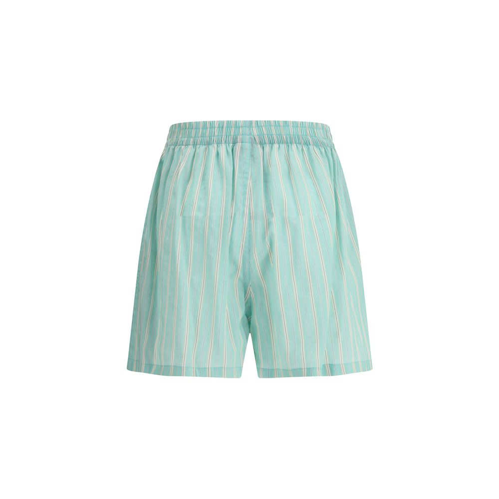 Shorts Balenciaga à rayures noirs