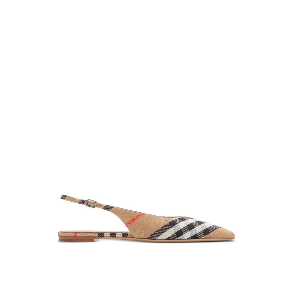 Ballerines Burberry Check Birdie noires