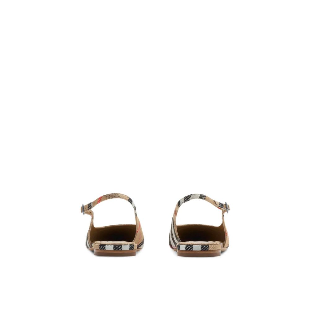 Ballerines Burberry Check Birdie noires